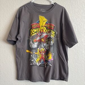 Warner Bros. Gray Power Rangers Tee